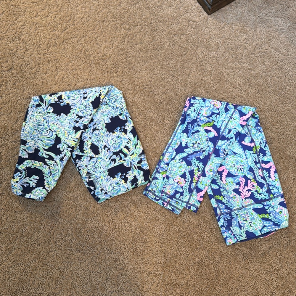 Lilly Pulitzer LUXLETIC leggings BUNDLE SIZE XL